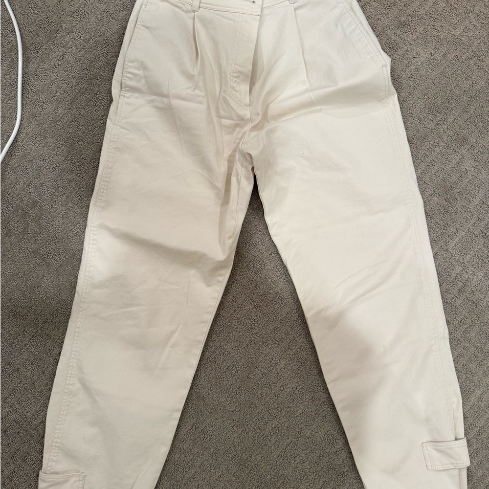 Massimo Dutti Beige Chino Pants